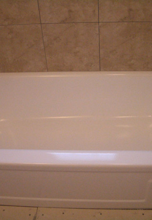 установка ванны