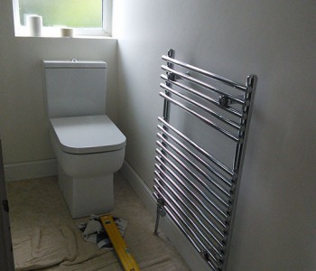 установка унитаза