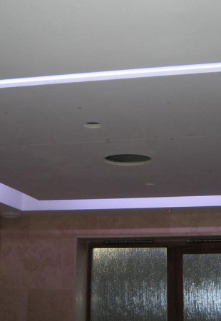 монтаж подсветки